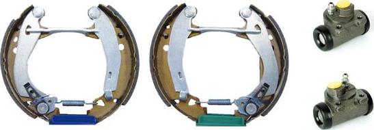 Brembo K 61 035 - Jeu de mâchoires de frein cwaw.fr