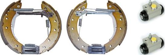 Brembo K 61 072 - Jeu de mâchoires de frein cwaw.fr