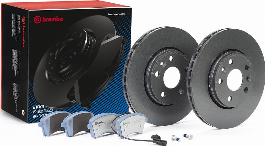 Brembo KT 08 034 - Kit de freins, frein à disques cwaw.fr