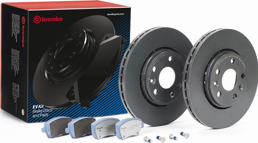 Brembo KT 08 035 - Kit de freins, frein à disques cwaw.fr