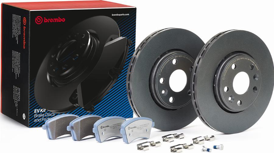 Brembo KT 08 036 - Kit de freins, frein à disques cwaw.fr