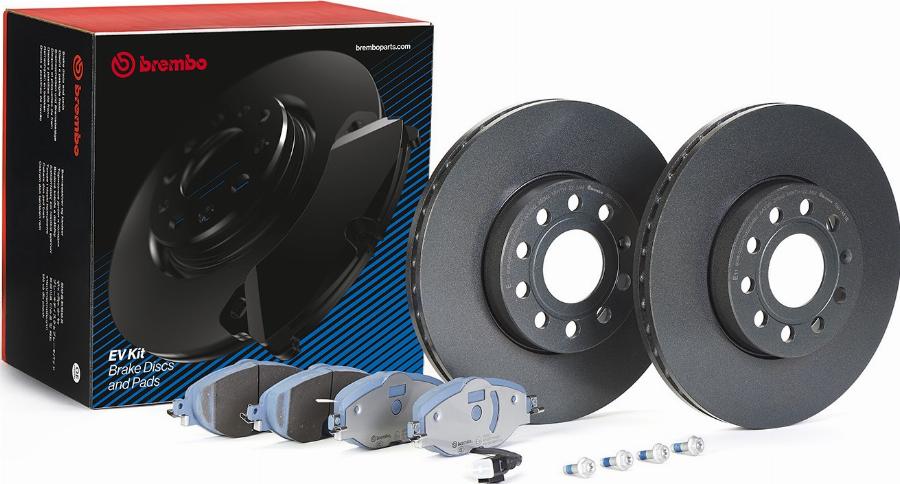 Brembo KT 08 038 - Kit de freins, frein à disques cwaw.fr