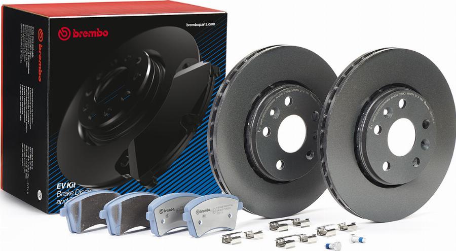 Brembo KT 08 033 - Kit de freins, frein à disques cwaw.fr