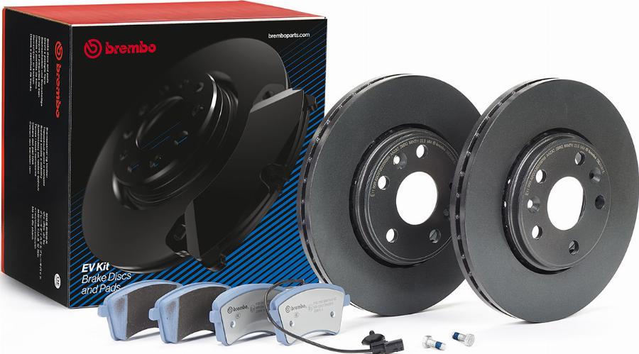 Brembo KT 08 037 - Kit de freins, frein à disques cwaw.fr