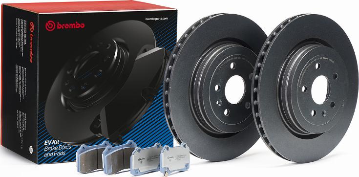 Brembo KT 08 023 - Kit de freins, frein à disques cwaw.fr