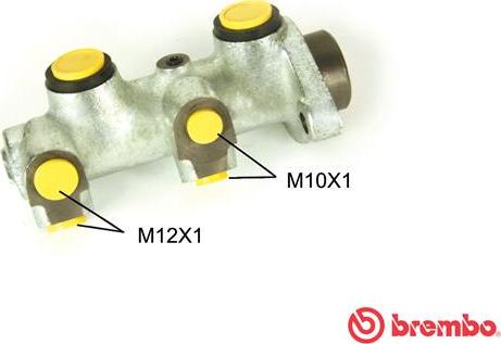 Brembo M 59 022 - Maître-cylindre de frein cwaw.fr