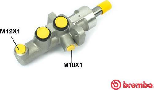 Brembo M 50 002 - Maître-cylindre de frein cwaw.fr