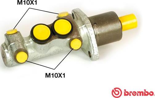 Brembo M 50 022 - Maître-cylindre de frein cwaw.fr