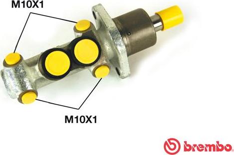 Brembo M 85 042 - Maître-cylindre de frein cwaw.fr