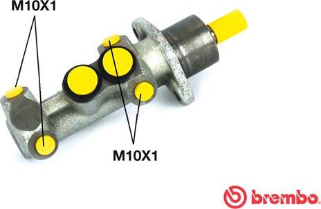 Brembo M23020 - Maître-cylindre de frein cwaw.fr