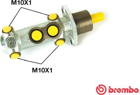 Brembo M 23 027 - Maître-cylindre de frein cwaw.fr