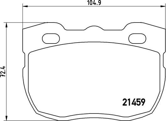 Brembo P 99 001 - Kit de plaquettes de frein, frein à disque cwaw.fr