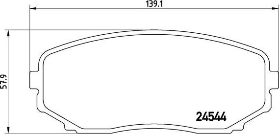 Brembo P 49 040 - Kit de plaquettes de frein, frein à disque cwaw.fr