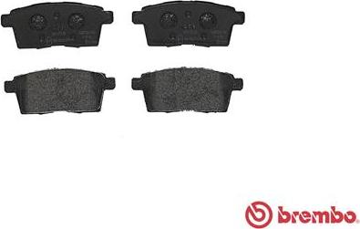 Brembo P 49 041 - Kit de plaquettes de frein, frein à disque cwaw.fr