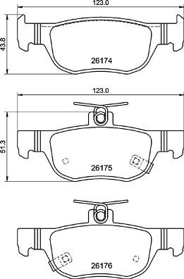 Brembo P 49 064 - Kit de plaquettes de frein, frein à disque cwaw.fr