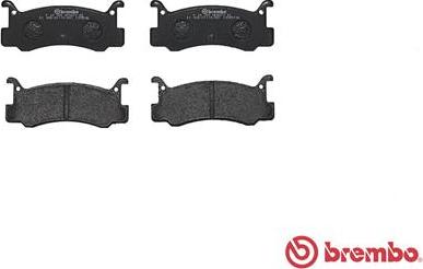 Brembo P 49 005 - Kit de plaquettes de frein, frein à disque cwaw.fr