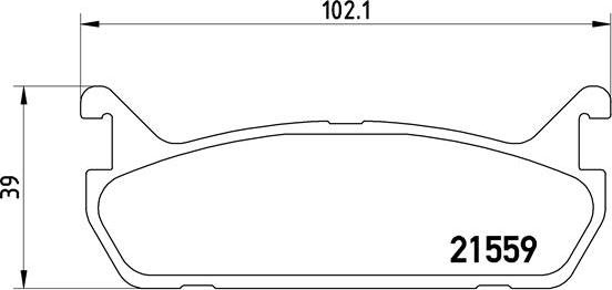 Brembo P 49 015 - Kit de plaquettes de frein, frein à disque cwaw.fr