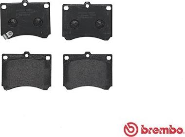 Brembo P 49 011 - Kit de plaquettes de frein, frein à disque cwaw.fr