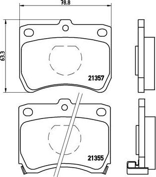 Brembo P 49 013 - Kit de plaquettes de frein, frein à disque cwaw.fr