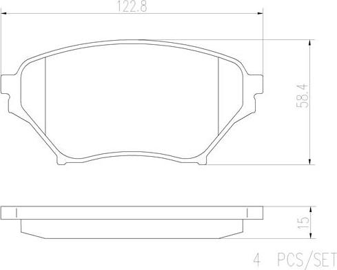 Brembo P49029N - Kit de plaquettes de frein, frein à disque cwaw.fr