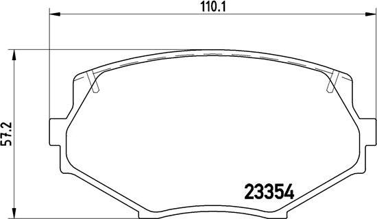 Brembo P 49 020 - Kit de plaquettes de frein, frein à disque cwaw.fr