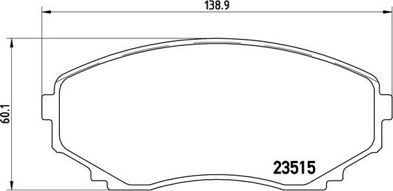 Brembo P 49 028 - Kit de plaquettes de frein, frein à disque cwaw.fr