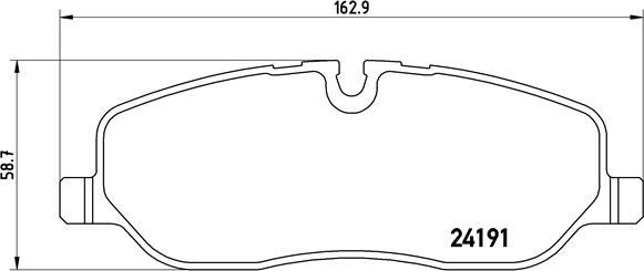 Brembo P 44 014 - Kit de plaquettes de frein, frein à disque cwaw.fr