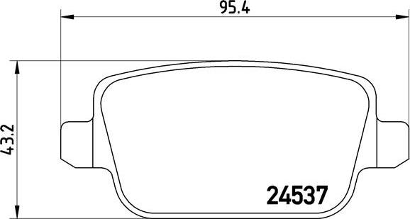 Brembo P 44 016 - Kit de plaquettes de frein, frein à disque cwaw.fr