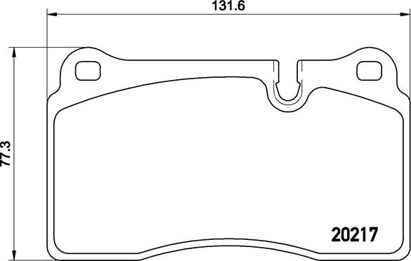 Brembo P 44 018 - Kit de plaquettes de frein, frein à disque cwaw.fr