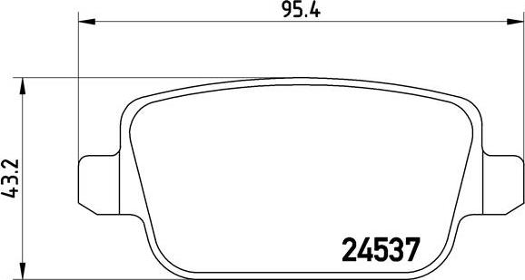 Brembo P 44 017 - Kit de plaquettes de frein, frein à disque cwaw.fr