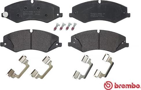 Brembo P 44 022 - Kit de plaquettes de frein, frein à disque cwaw.fr