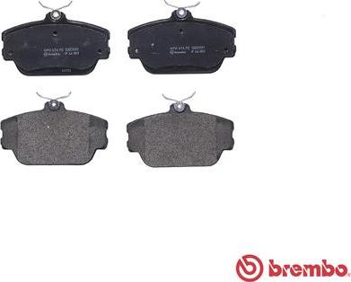 Brembo P 46 001 - Kit de plaquettes de frein, frein à disque cwaw.fr