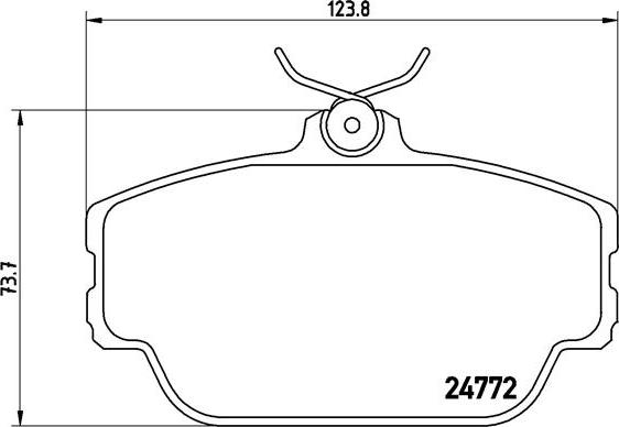 Roadhouse 2450.00 - Kit de plaquettes de frein, frein à disque cwaw.fr