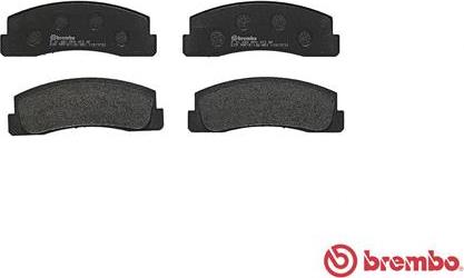 Brembo P 41 002 - Kit de plaquettes de frein, frein à disque cwaw.fr