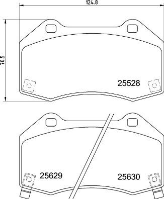 Brembo P 59 094 - Kit de plaquettes de frein, frein à disque cwaw.fr