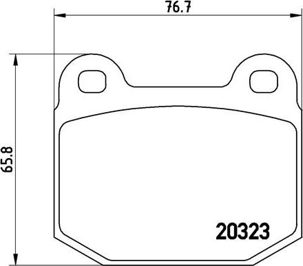 Brembo P 59 004 - Kit de plaquettes de frein, frein à disque cwaw.fr