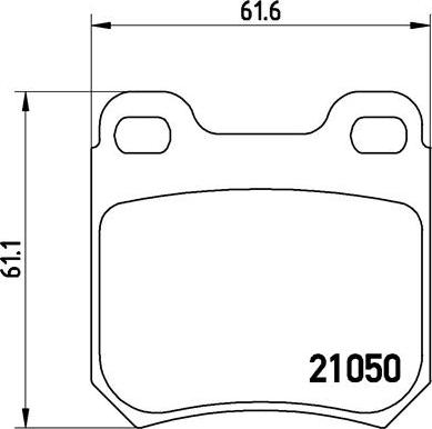 Brembo P 59 014 - Kit de plaquettes de frein, frein à disque cwaw.fr