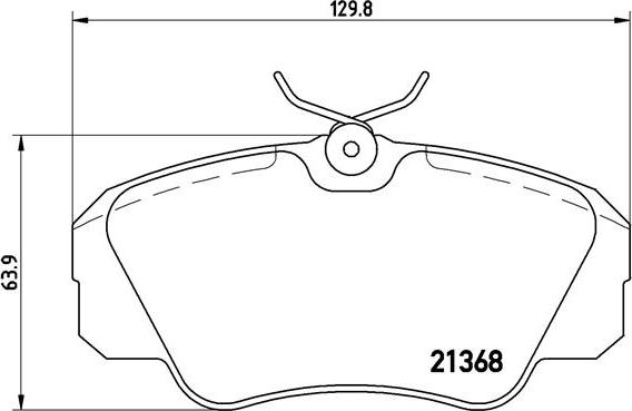 Brembo P 59 016 - Kit de plaquettes de frein, frein à disque cwaw.fr