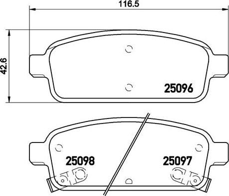 Brembo P 59 080 - Kit de plaquettes de frein, frein à disque cwaw.fr