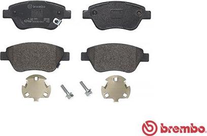 Brembo P 59 081 - Kit de plaquettes de frein, frein à disque cwaw.fr