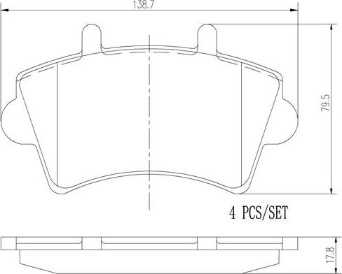 Brembo P59039N - Kit de plaquettes de frein, frein à disque cwaw.fr