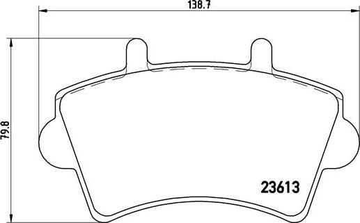 Brembo P 59 039 - Kit de plaquettes de frein, frein à disque cwaw.fr