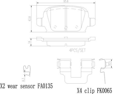 Brembo P59037N - Kit de plaquettes de frein, frein à disque cwaw.fr