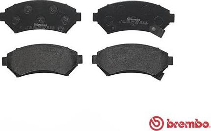 Brembo P 59 028 - Kit de plaquettes de frein, frein à disque cwaw.fr