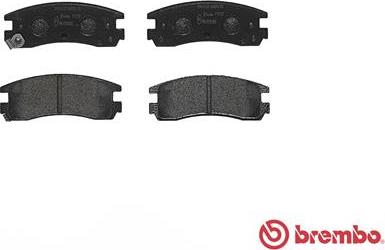 Brembo P 59 027 - Kit de plaquettes de frein, frein à disque cwaw.fr