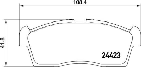 Brembo P54049N - Kit de plaquettes de frein, frein à disque cwaw.fr