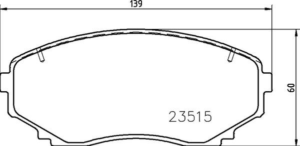 Brembo P54059N - Kit de plaquettes de frein, frein à disque cwaw.fr