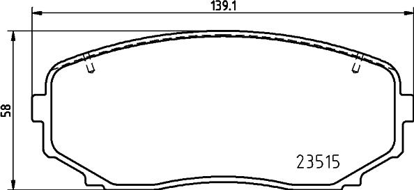 Brembo P 54 060 - Kit de plaquettes de frein, frein à disque cwaw.fr