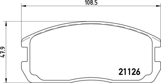 Brembo P 54 009 - Kit de plaquettes de frein, frein à disque cwaw.fr