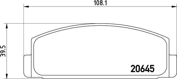 Brembo P 54 003 - Kit de plaquettes de frein, frein à disque cwaw.fr